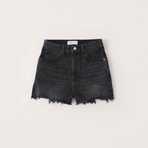 Abercrombie & Fitch ultra high rise mom shorts